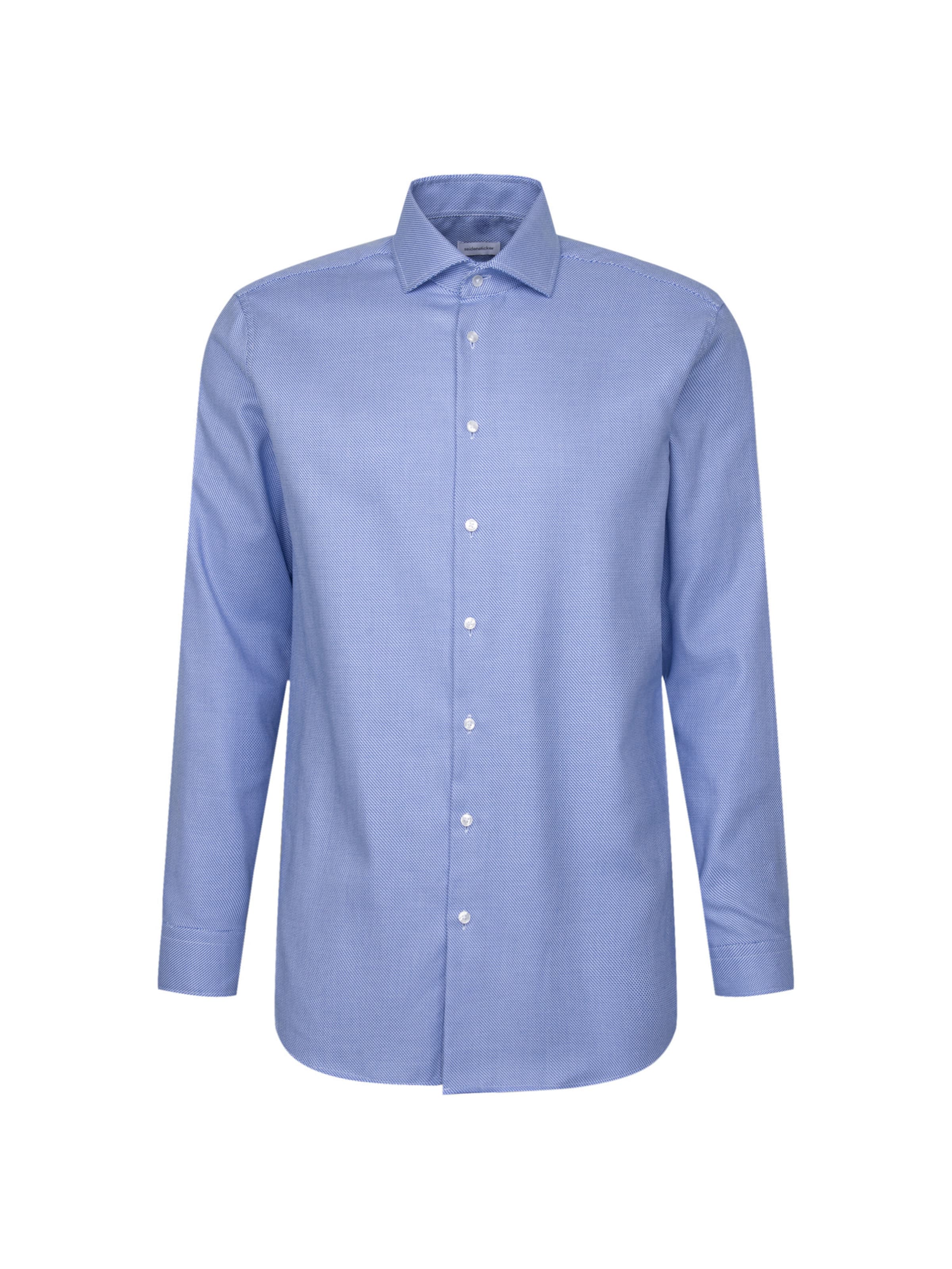 SEIDENSTICKER Рубашка на пуговицах синего цвета Regular fit
SEIDENSTICKER Рубашка на пуговицах синего цвета Regular fit