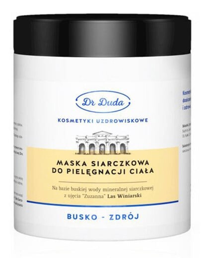 Доктор Дуда, сульфидная маска для ухода за телом, 500 г, Dr Duda
Доктор Дуда, сульфидная маска для ухода за телом, 500 г, Dr Duda