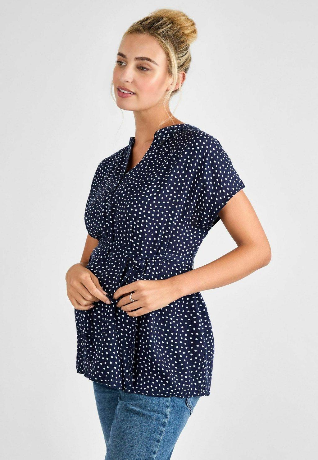 Блуза MATERNITY - PRINTED JoJo Maman Bébé, синий
Блуза MATERNITY - PRINTED JoJo Maman Bébé, синий