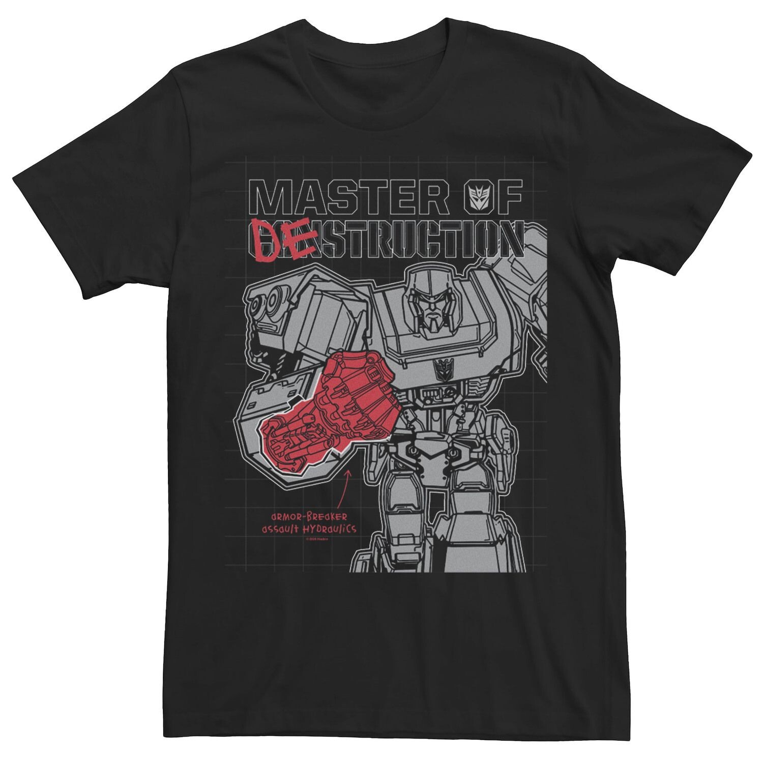 Мужская футболка Transformers Megatron Master Of Destruction в стиле поп-музыки Licensed Character
Мужская футболка Transformers Megatron Master Of Destruction в стиле поп-музыки Licensed Character