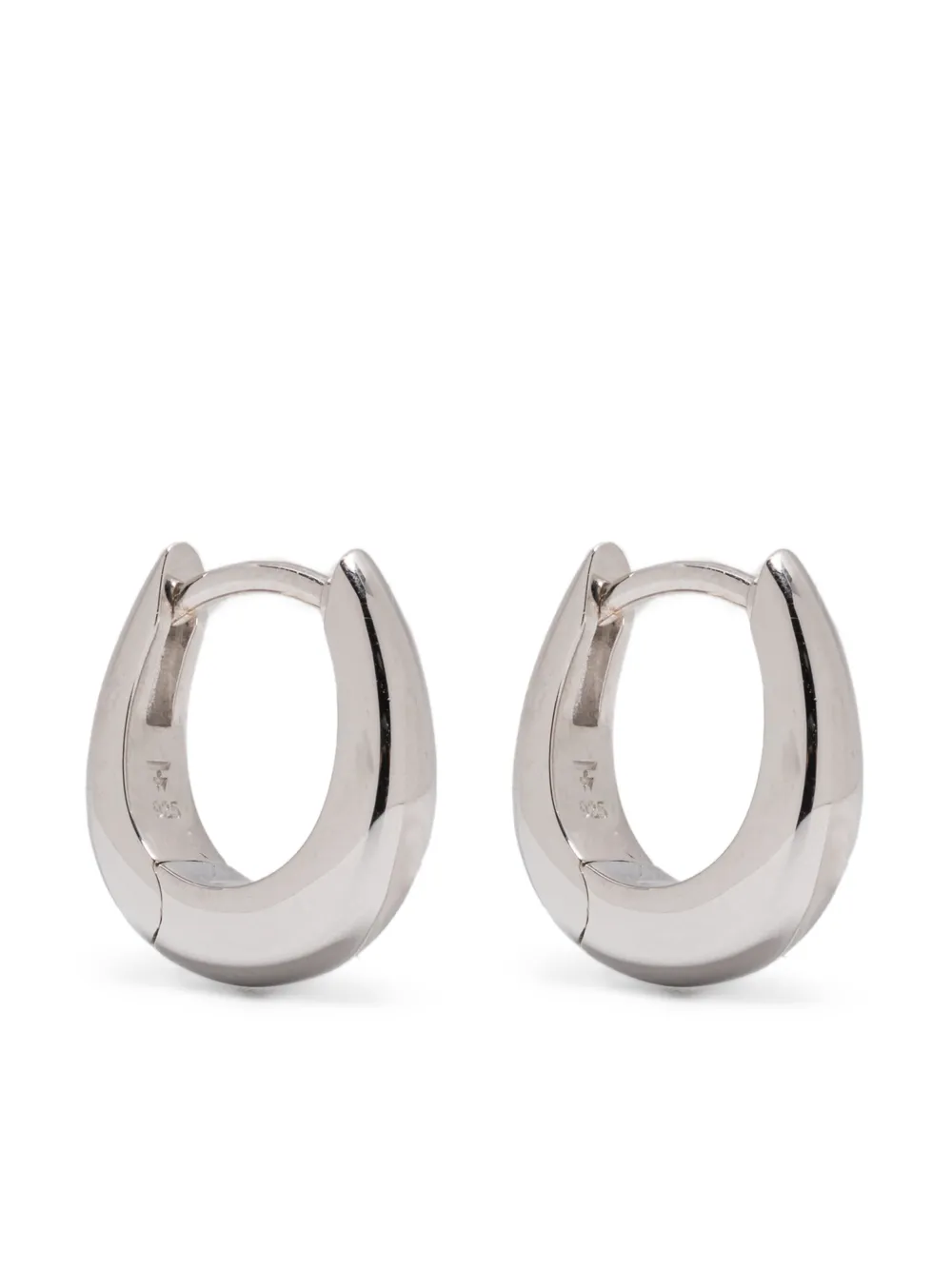 Серьги-хаги из стерлингового серебра Tom Wood, серебяный 
Серьги-хаги из стерлингового серебра Tom Wood, серебяный