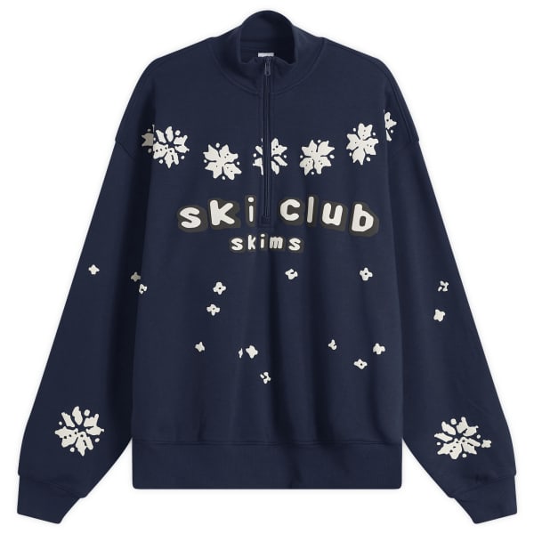 Хлопковый флис Skims X cpfm, классический воротник-стойка, молния до середины груди, темно-синий ski club print
Хлопковый флис Skims X cpfm, классический воротник-стойка, молния до середины груди, темно-синий ski club print