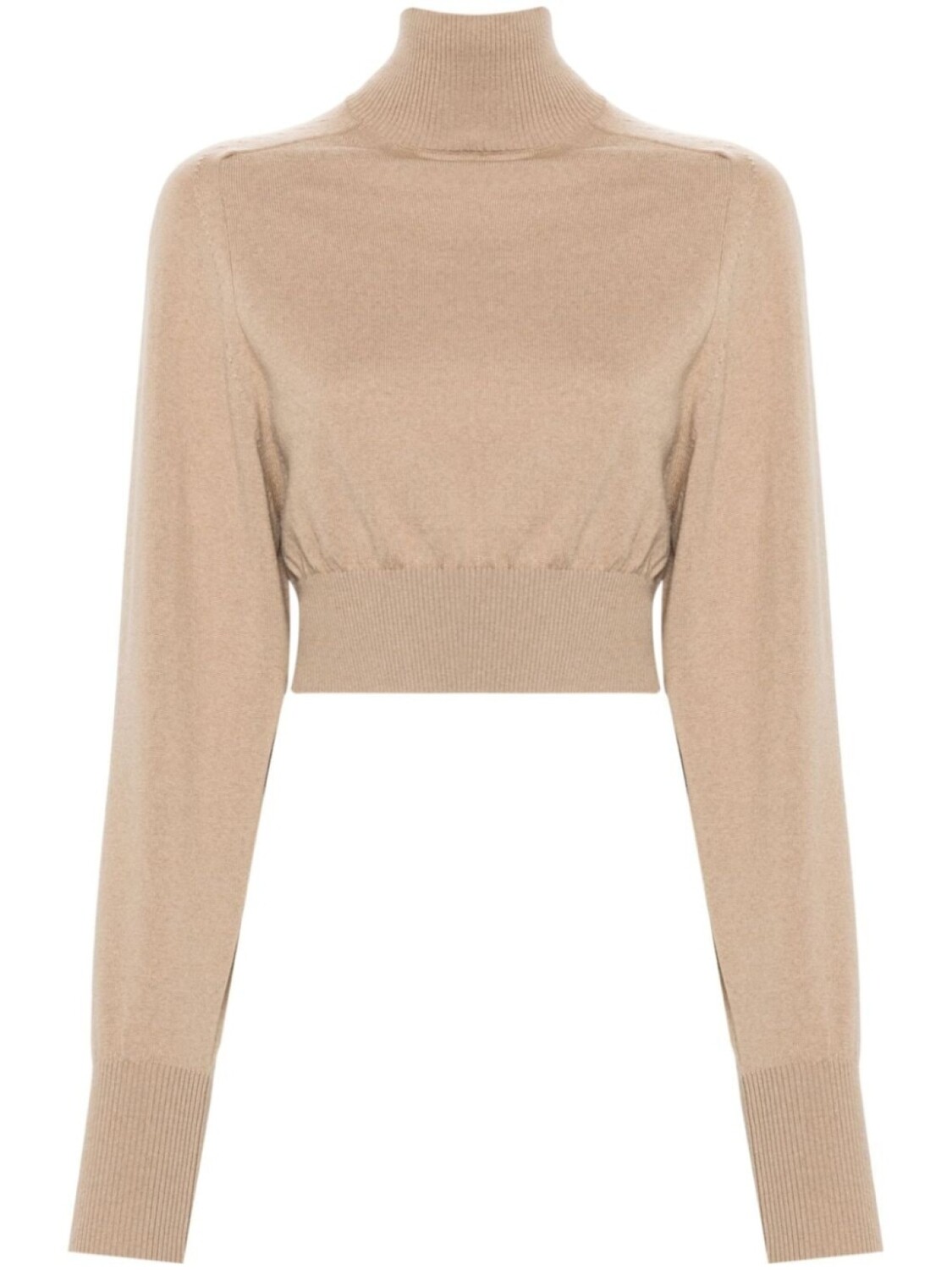 Max Mara шерстяной джемпер с высоким воротником, коричневый
Max Mara шерстяной джемпер с высоким воротником, коричневый