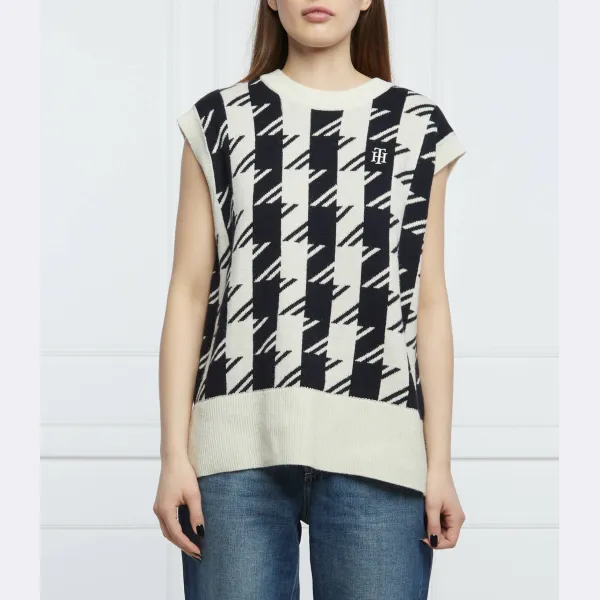 Шерстяной жилет свободного кроя Tommy Hilfiger, белый
Шерстяной жилет свободного кроя Tommy Hilfiger, белый