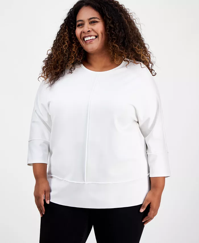 Туника с рукавом долман для полных Jones New York, белый
Туника с рукавом долман для полных Jones New York, белый