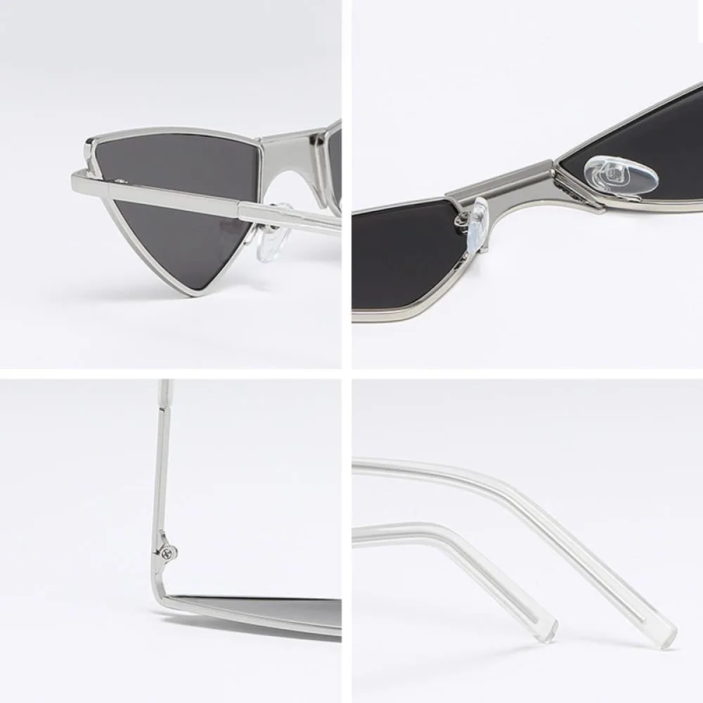 Модные женские солнцезащитные очки «кошачий глаз», цветные, маленькие, из сплава, для женщин и мужчин, с защитой от ультрафиолета UV400 WNCKSQ, C1 Black-back
Модные женские солнцезащитные очки «кошачий глаз», цветные, маленькие, из сплава, для женщин и мужчин, с защитой от ультрафиолета UV400 WNCKSQ, C1 Black-back