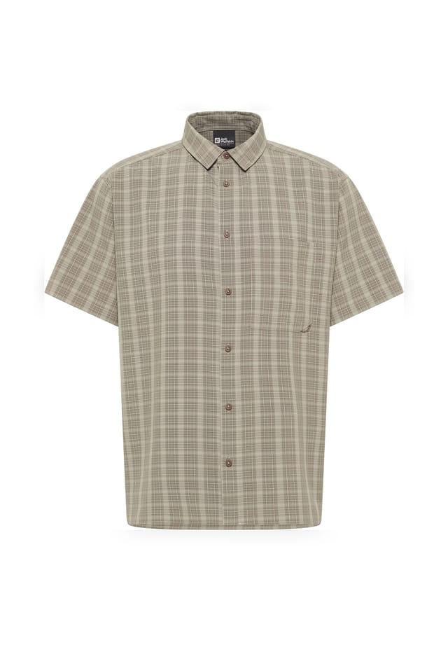 Повседневная рубашка "месета" с коротким рукавом и воротником-стойкой Jack Wolfskin, серый
Повседневная рубашка "месета" с коротким рукавом и воротником-стойкой Jack Wolfskin, серый