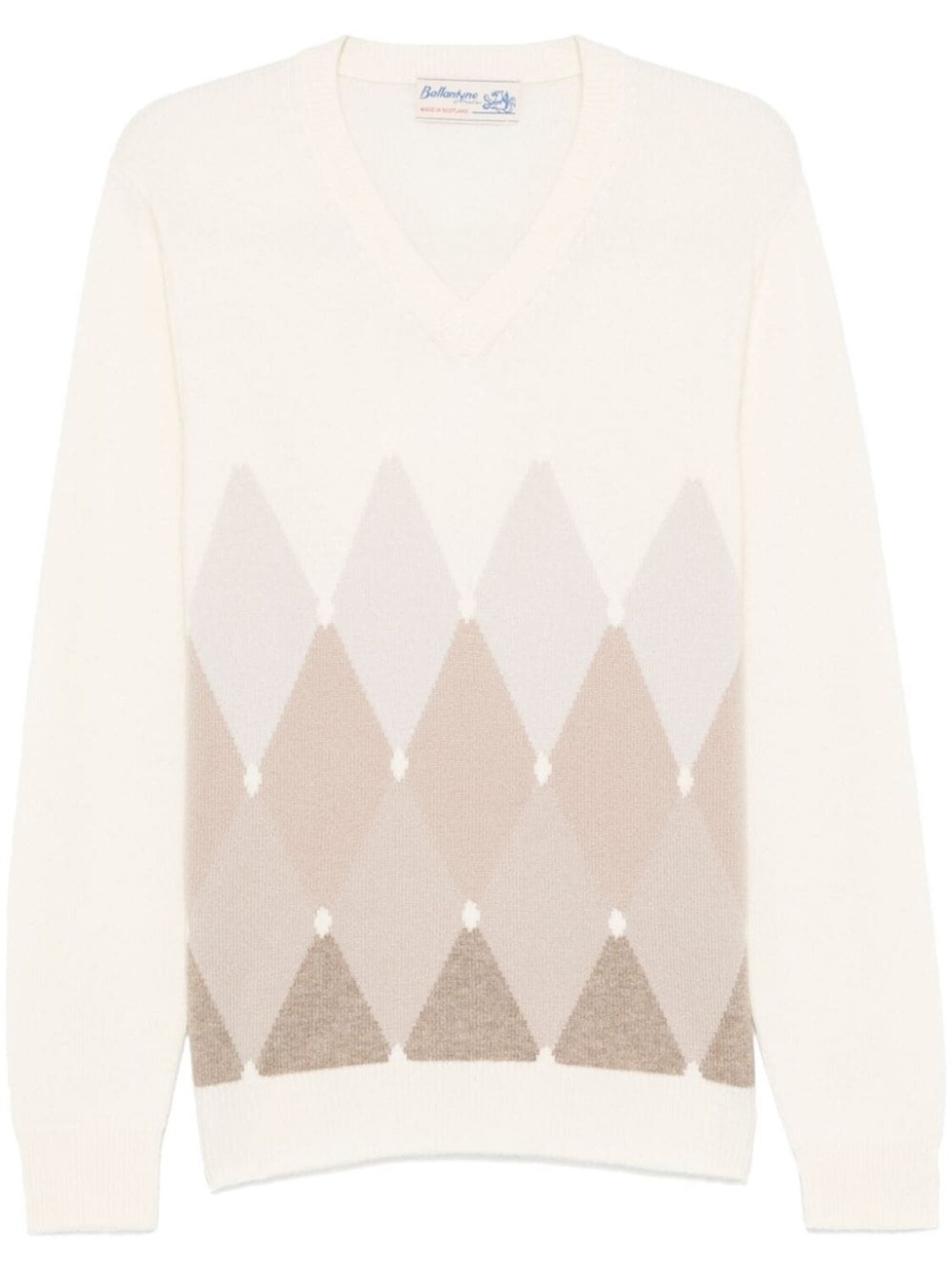Свитер с V-образным вырезом Ballantyne, нейтральный цвет
Свитер с V-образным вырезом Ballantyne, нейтральный цвет