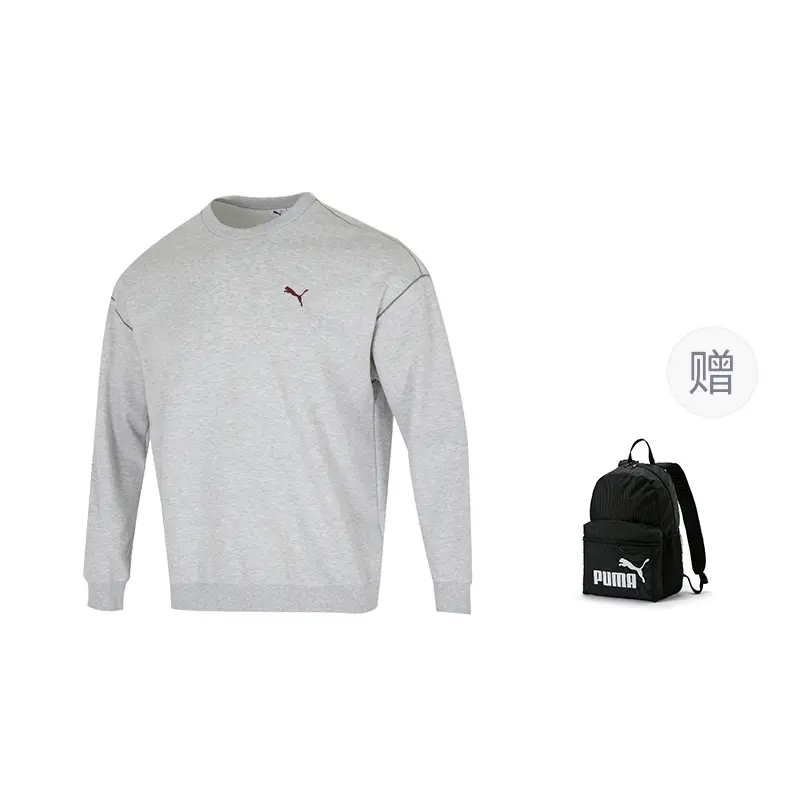 Толстовка ESS с круглым вырезом для мужчин PUMA, серый (with puma bag 1 pc)
Толстовка ESS с круглым вырезом для мужчин PUMA, серый (with puma bag 1 pc)