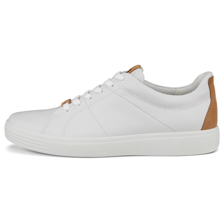 Ecco Низкие скейтерские кеды мужские бело-коричневые
Ecco Низкие скейтерские кеды мужские бело-коричневые