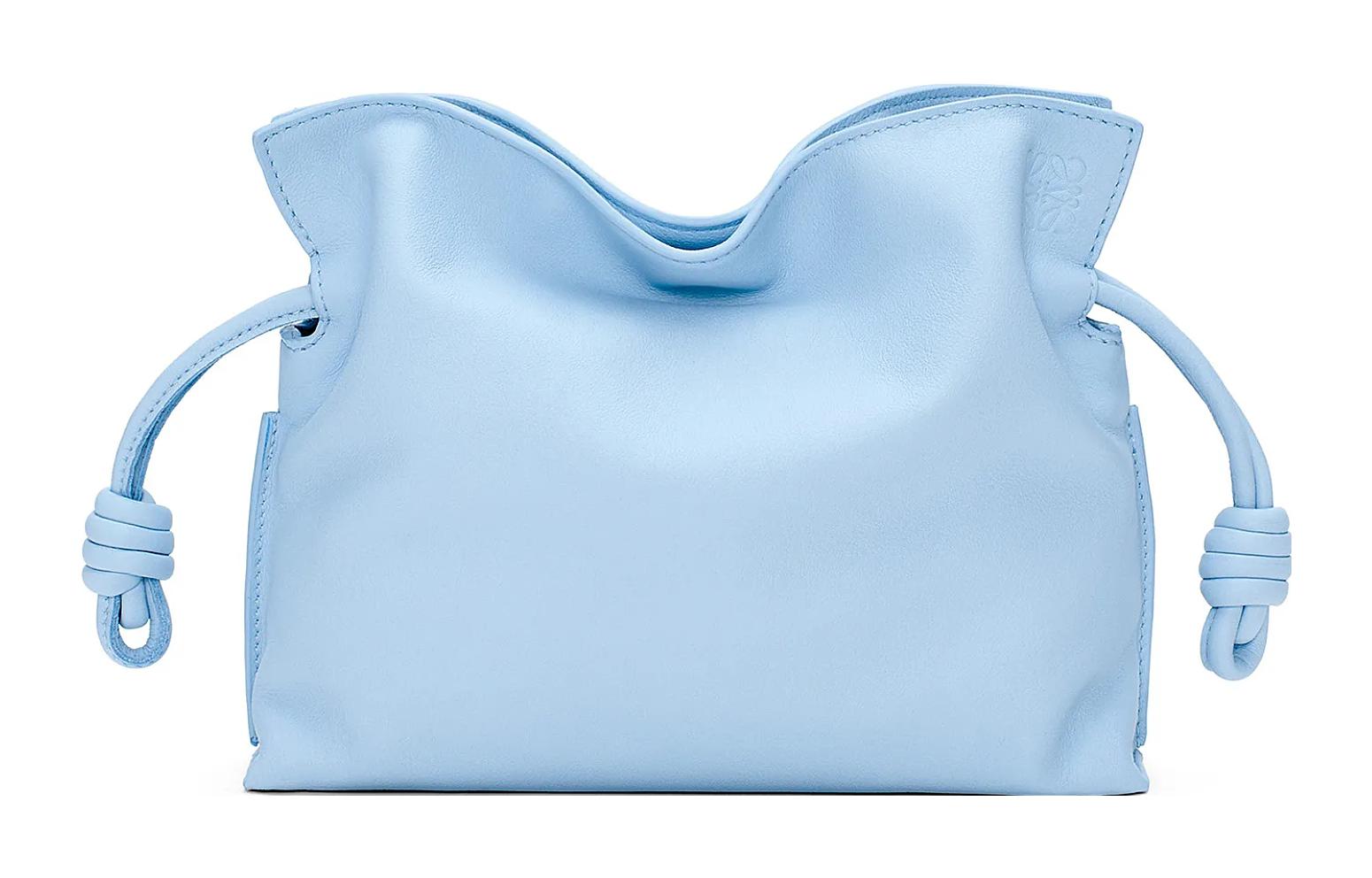 Кожаная наппа мини-клатч через плечо с одним плечом женский серо-голубой LOEWE
Кожаная наппа мини-клатч через плечо с одним плечом женский серо-голубой LOEWE