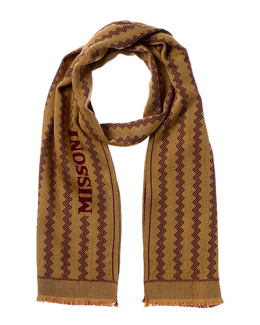 Шерстяной шарф Missoni Missoni, желтый
Шерстяной шарф Missoni Missoni, желтый