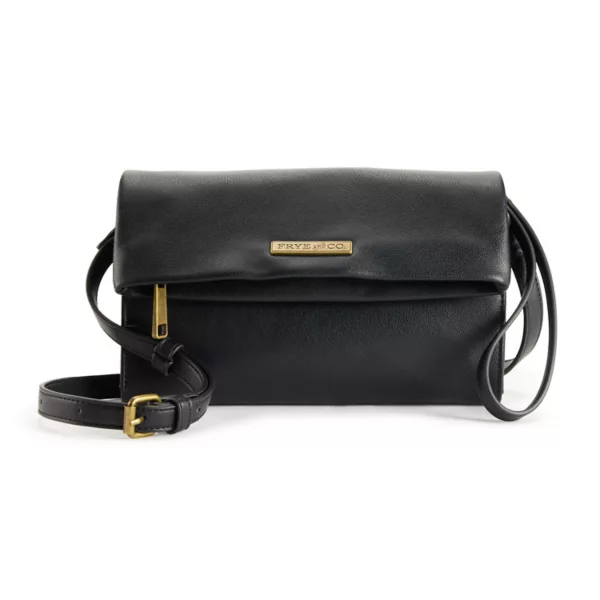 Сумка через плечо с клапаном и запястьем Frye And Co., черный
Сумка через плечо с клапаном и запястьем Frye And Co., черный