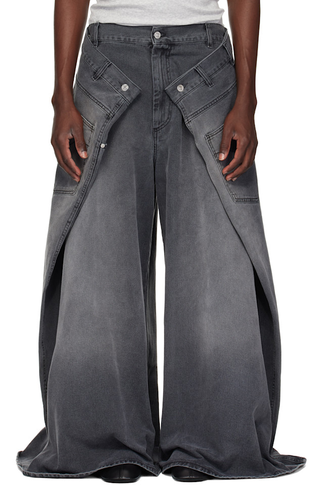 Макси x макси x макси джинсы Lu'U Dan, серый
Макси x макси x макси джинсы Lu'U Dan, серый