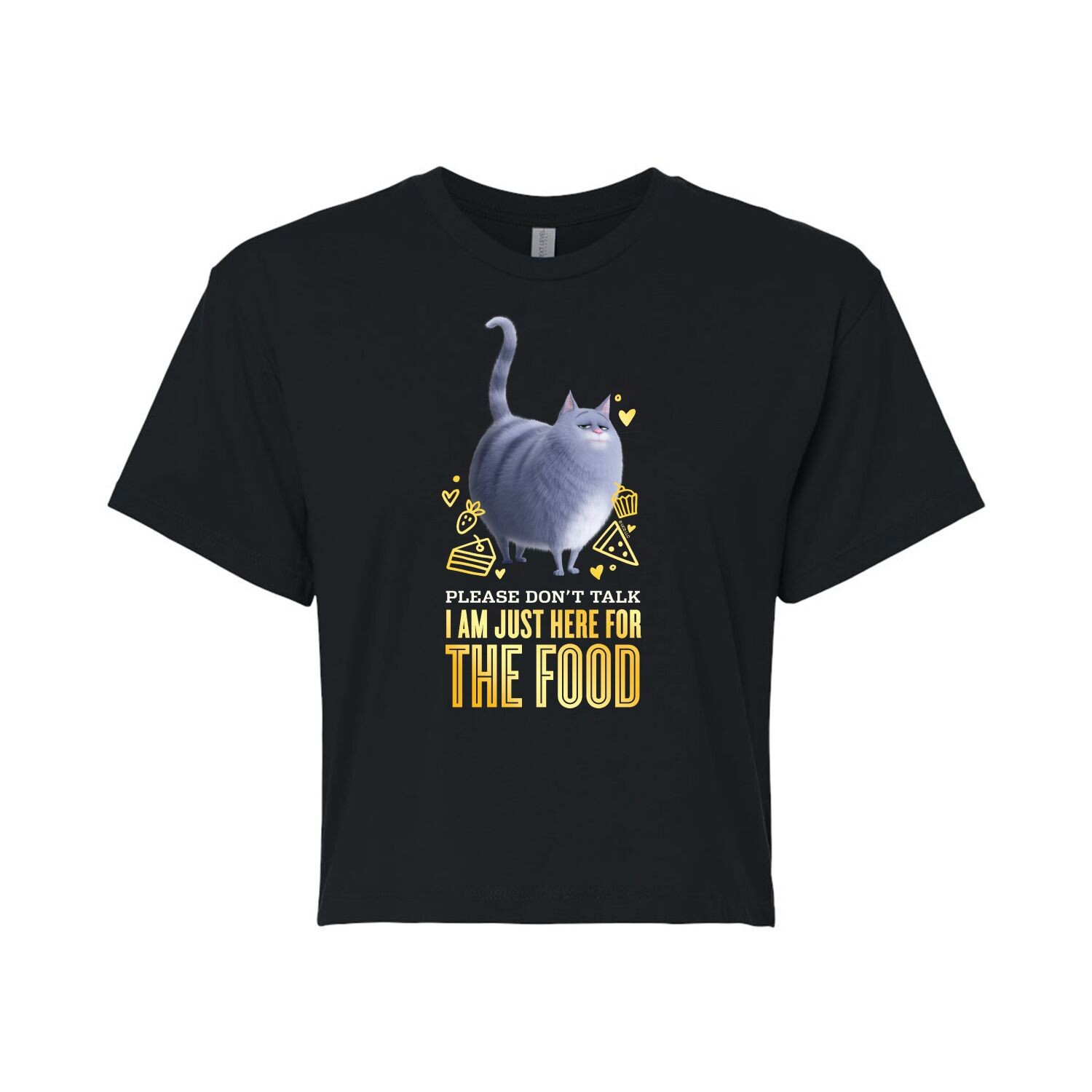 Укороченная футболка с рисунком Juniors' Secret Life Pets Dont Talk Licensed Character
Укороченная футболка с рисунком Juniors' Secret Life Pets Dont Talk Licensed Character