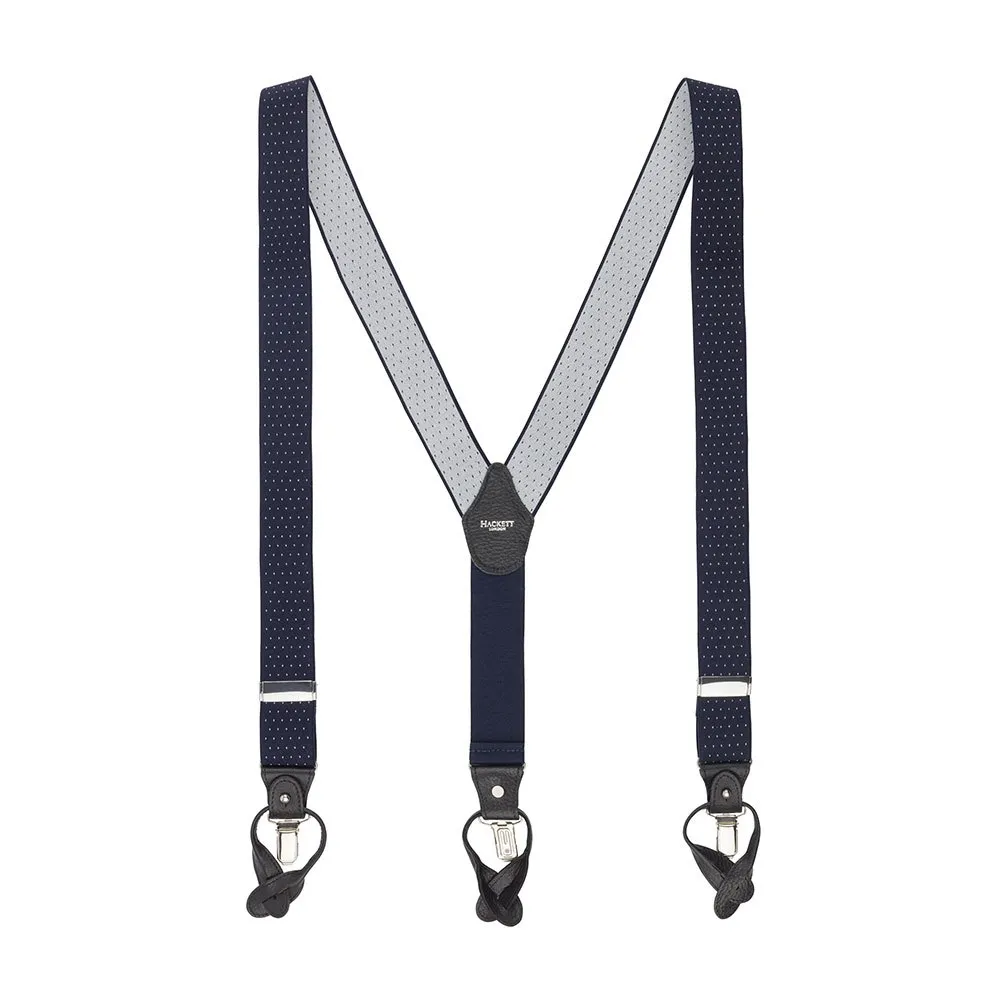 Ремень Hackett Small Polka Braces, синий
Ремень Hackett Small Polka Braces, синий