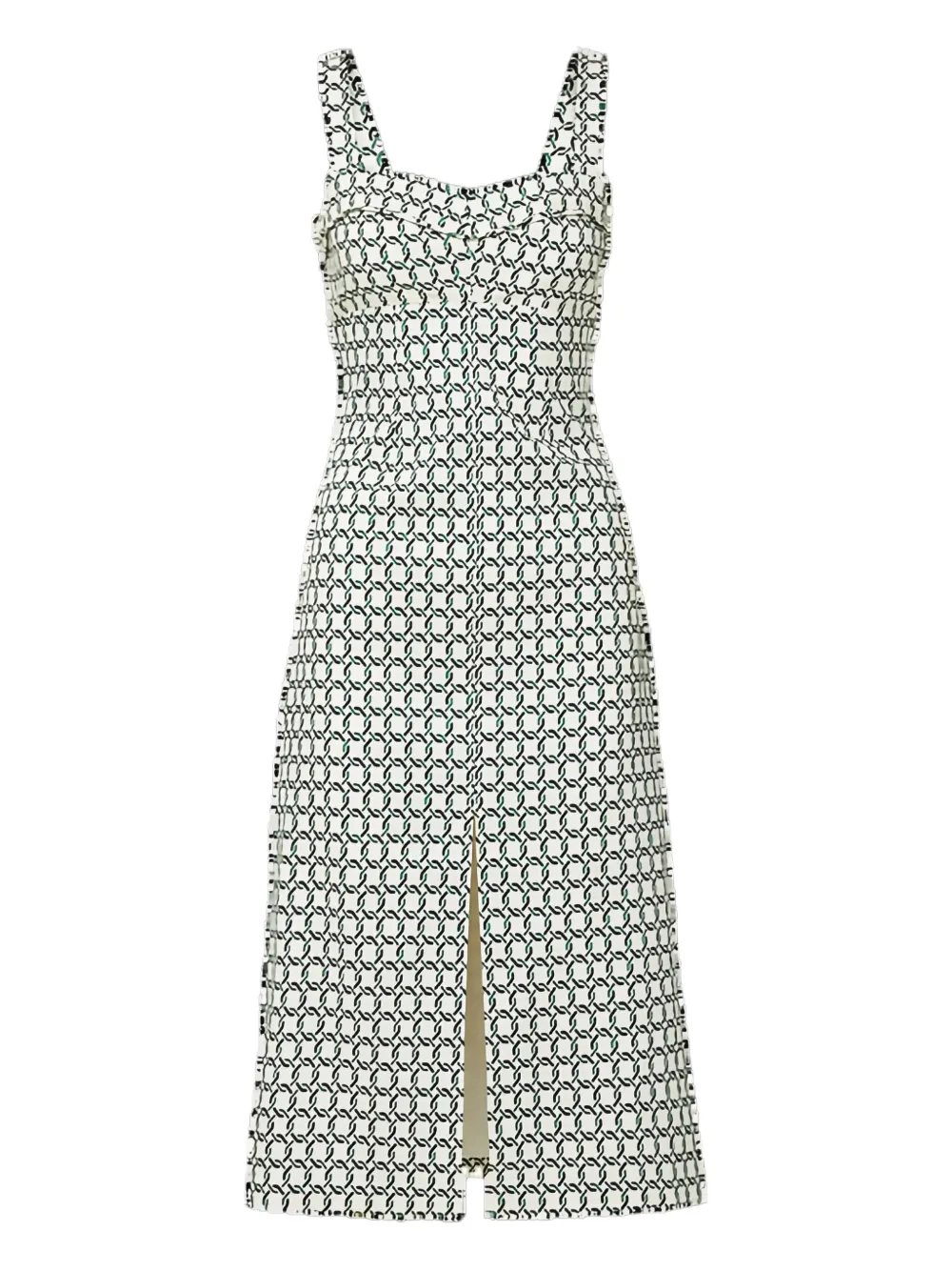 Платье Colleen с геометрическим принтом Veronica Beard, белый
Платье Colleen с геометрическим принтом Veronica Beard, белый