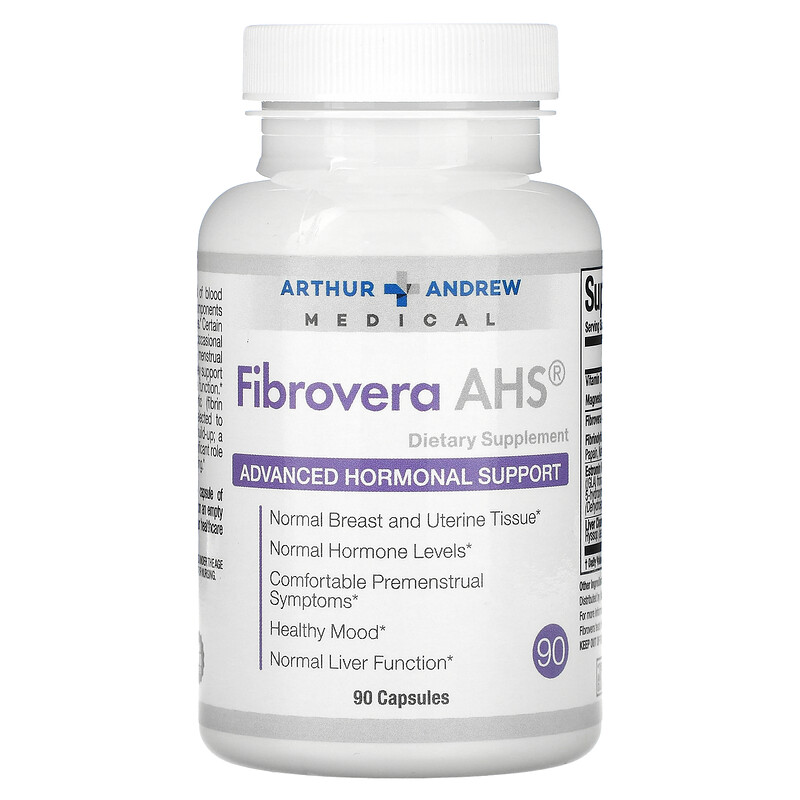 Arthur Andrew Medical, FibroVera AHS, улучшенная поддержка гормонов 90 капсул
Arthur Andrew Medical, FibroVera AHS, улучшенная поддержка гормонов 90 капсул