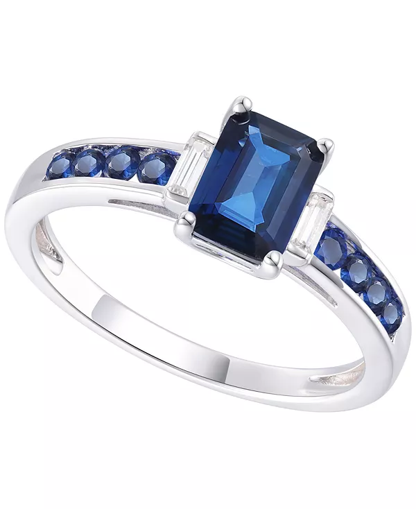 Кольцо с драгоценными камнями и бриллиантами (1/20 карата) из 14-каратного белого золота (также из 14-каратного золота) Macy'S, sapphire
Кольцо с драгоценными камнями и бриллиантами (1/20 карата) из 14-каратного белого золота (также из 14-каратного золота) Macy'S, sapphire