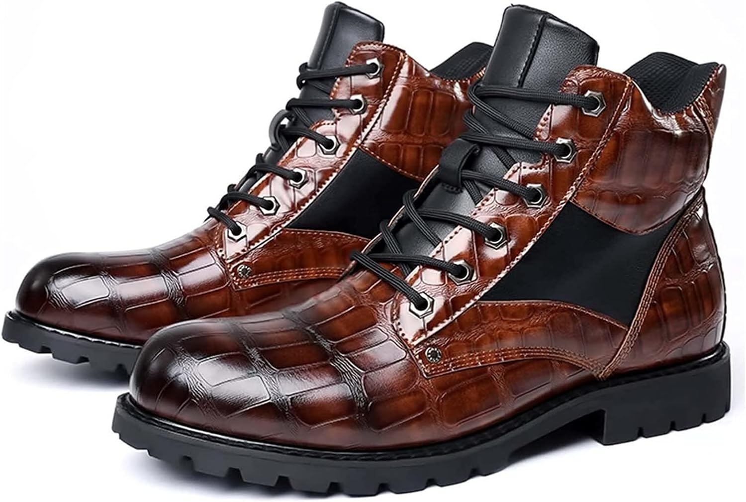 No Brand Ботинки Tzsaixeh Men Ankle Boots, армейский стиль, винтажная искусственная кожа, нескользящие, модные, на шнуровке, средней высоты, с платформой, верховые ботинки, мужские ботинки Чукка, коричневые мужские ботинки (Цвет: черный, Размер:...
No Brand Ботинки Tzsaixeh Men Ankle Boots, армейский стиль, винтажная искусственная кожа, нескользящие, модные, на шнуровке, средней высоты, с платформой, верховые ботинки, мужские ботинки Чукка, коричневые мужские ботинки (Цвет: черный, Размер:...