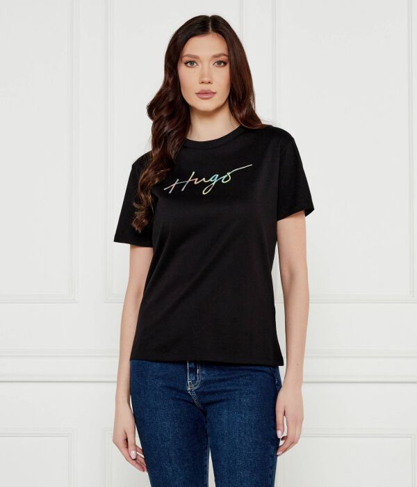 Футболка Hugo Damacia_3 Regular Fit, черный 
Футболка Hugo Damacia_3 Regular Fit, черный