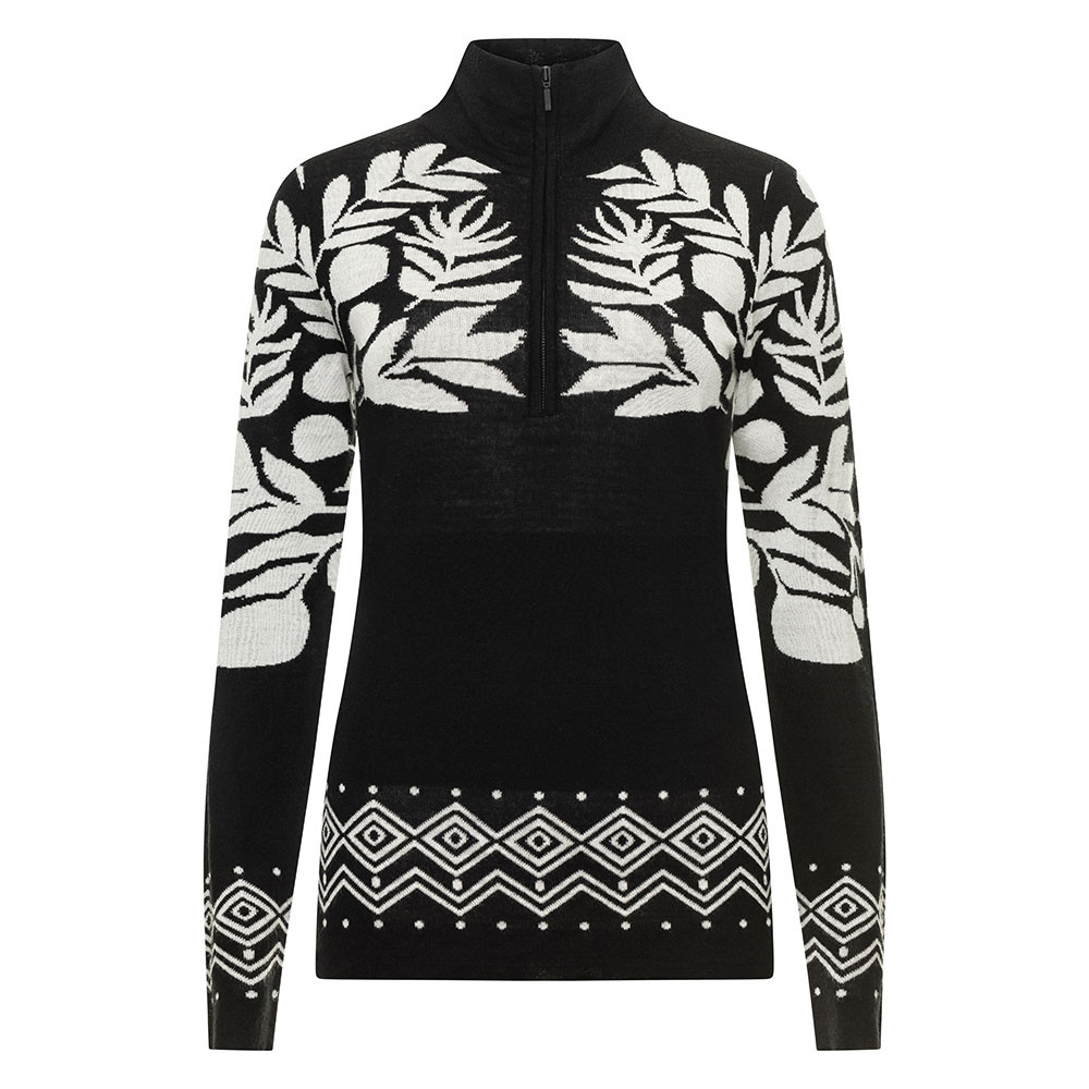 Женский свитер Icelandic Gini с застежкой-молнией до середины груди, Black
Женский свитер Icelandic Gini с застежкой-молнией до середины груди, Black