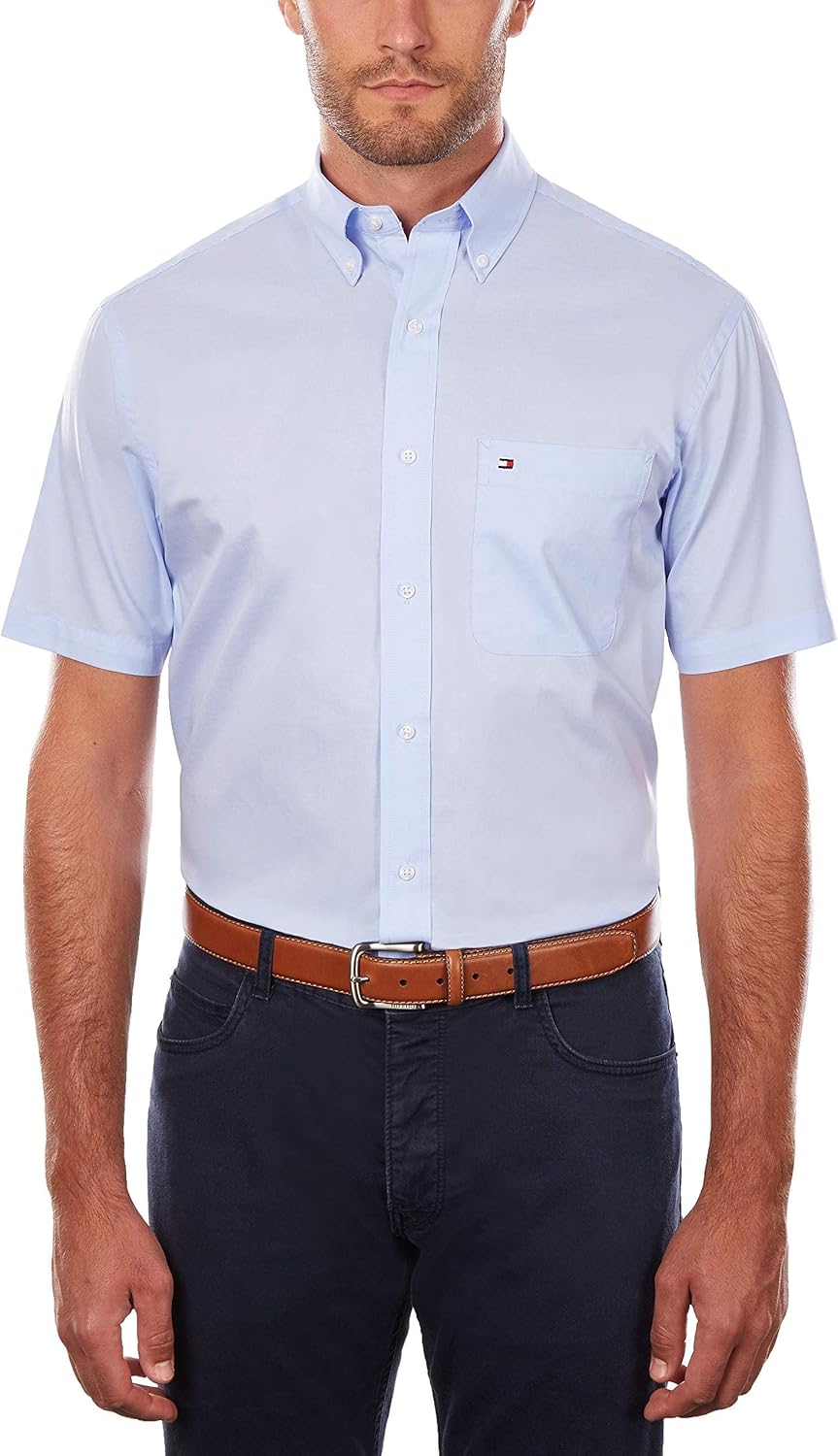 Рубашка Tommy Hilfiger с коротким рукавом и застежкой на пуговицы, Danish Blue
Рубашка Tommy Hilfiger с коротким рукавом и застежкой на пуговицы, Danish Blue