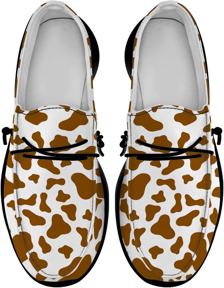 Туфли-лоферы Quorax с принтом под коровью шкуру, женские и мужские, для прогулок, подарки для нее и для него, белый
Туфли-лоферы Quorax с принтом под коровью шкуру, женские и мужские, для прогулок, подарки для нее и для него, белый