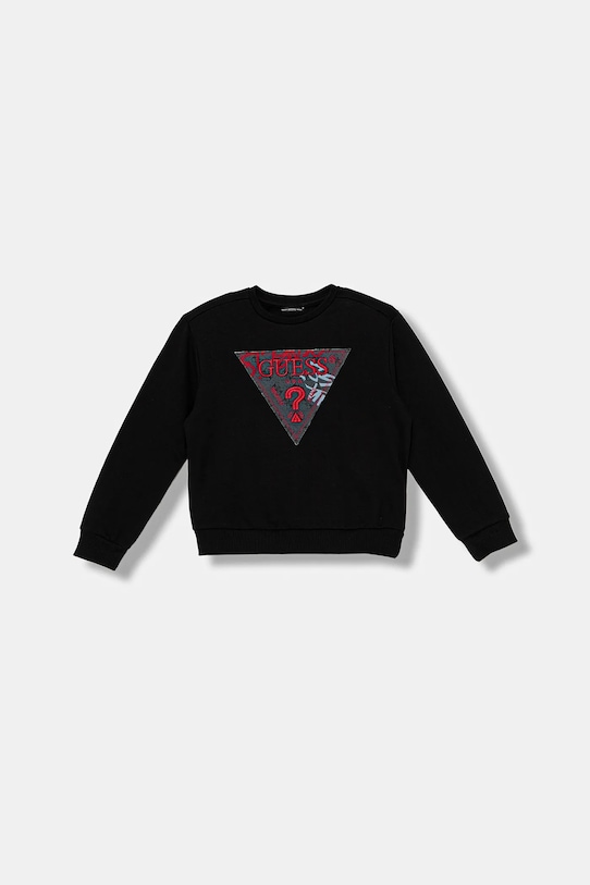 Детская хлопковая толстовка Guess, черный
Детская хлопковая толстовка Guess, черный
