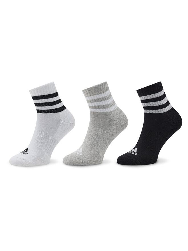 Носки 3-Stripes Cushioned Sportswear Mid-Cut Socks 3 Pairs IC1318 adidas, серый/черный/белый
Носки 3-Stripes Cushioned Sportswear Mid-Cut Socks 3 Pairs IC1318 adidas, серый/черный/белый