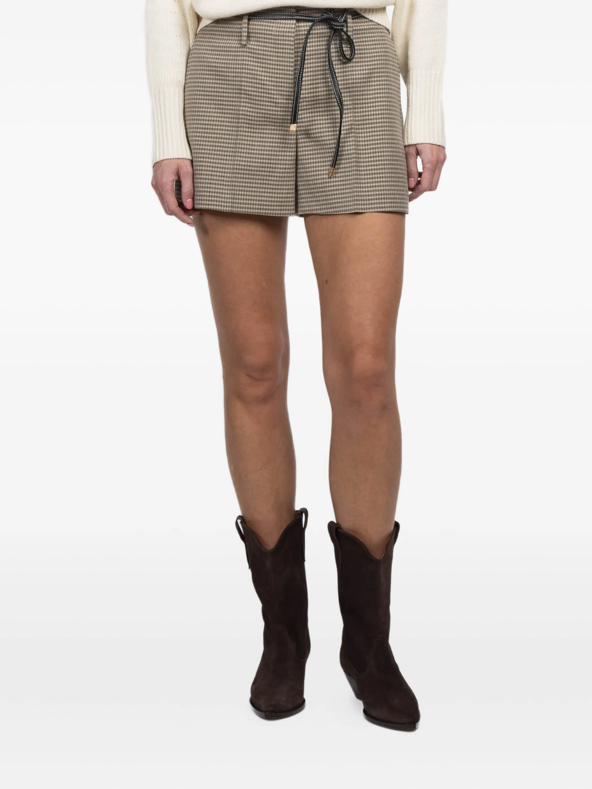 Шорты Urban с поясом в клетку Kulson, коричневый
Шорты Urban с поясом в клетку Kulson, коричневый