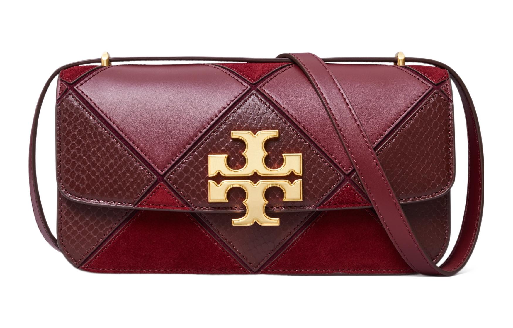 Сумка-бокс Eleanor Embossed Leather, кроссбоди, через плечо Trumpets Women's burgundy TORY BURCH
Сумка-бокс Eleanor Embossed Leather, кроссбоди, через плечо Trumpets Women's burgundy TORY BURCH