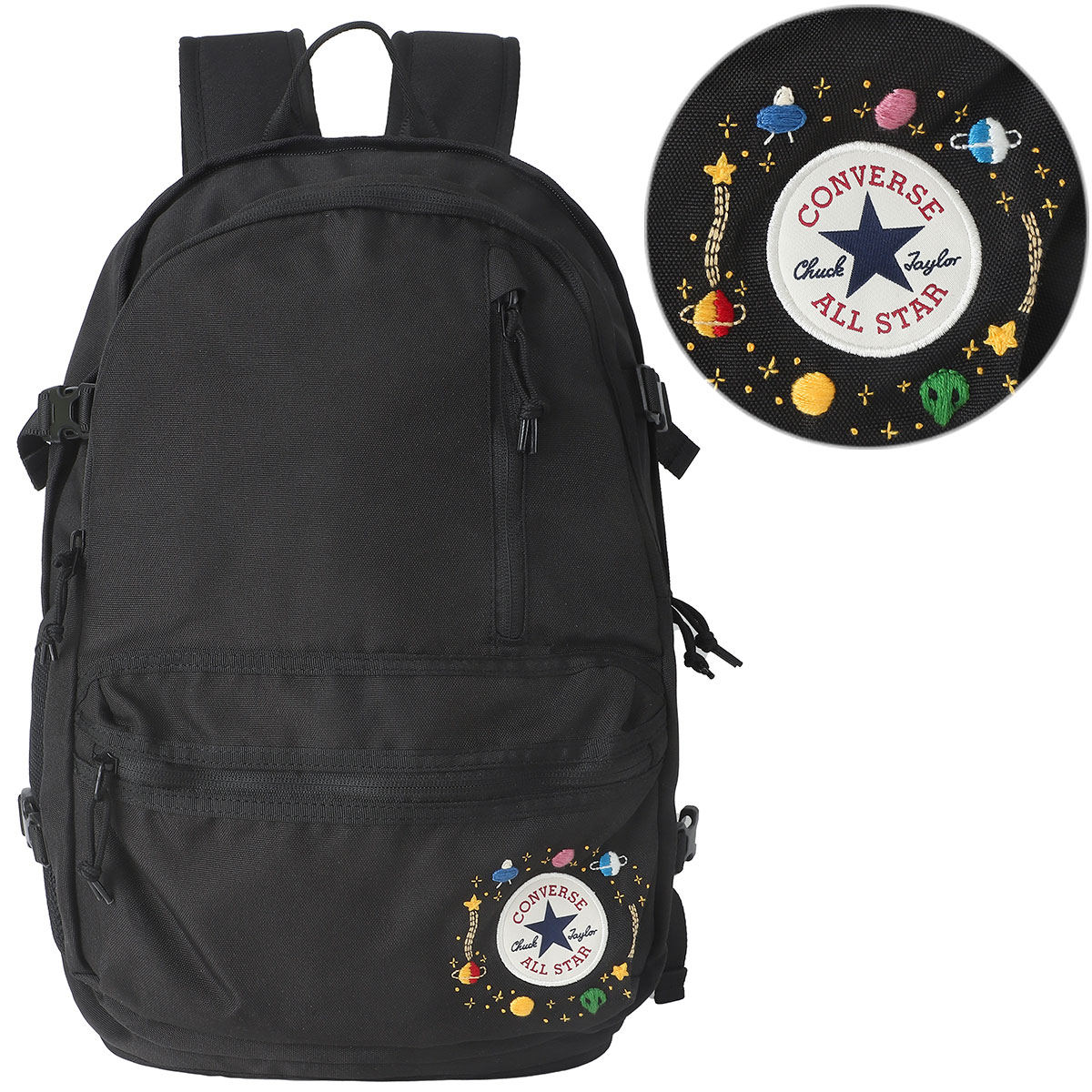 Converse Полиэстеровый рюкзак обычный унисекс черный, Alien
Converse Полиэстеровый рюкзак обычный унисекс черный, Alien