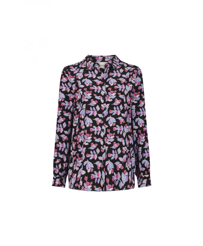 Темная блузка на пуговицах тюльпанах из бумаги Fabienne Chapot, мультиколор
Темная блузка на пуговицах тюльпанах из бумаги Fabienne Chapot, мультиколор