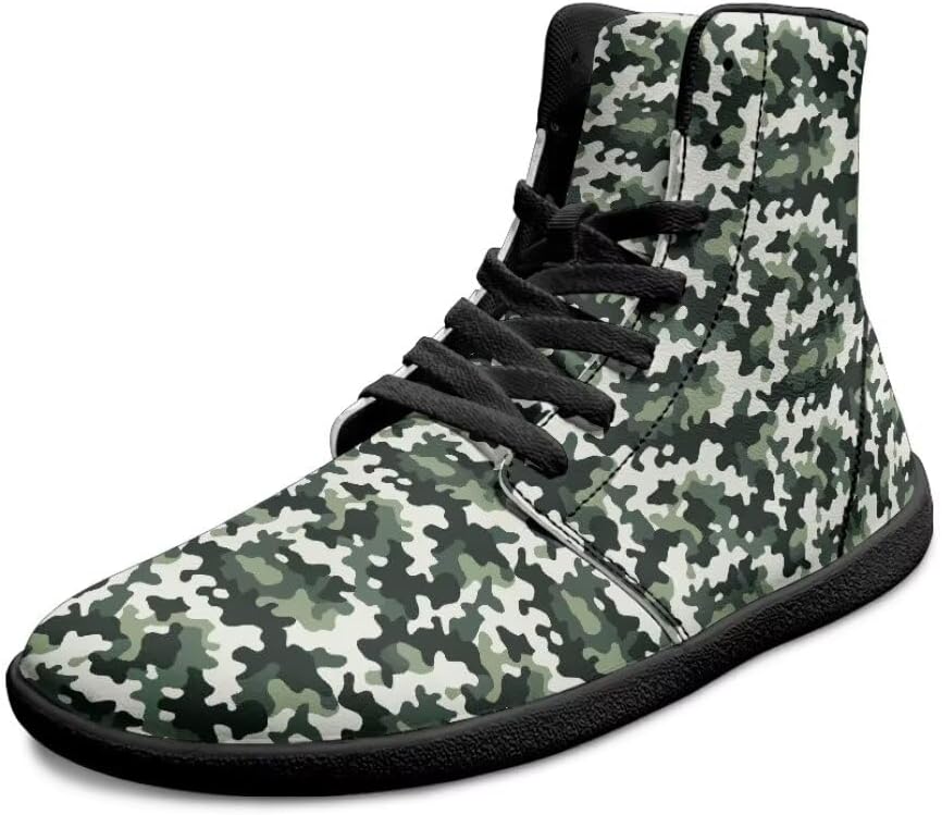 Мужские рабочие кроссовки с камуфляжным принтом, высокие, легкие, с противоскользящей подошвой и нулевым перепадом высоты Getelinseng, белый
Мужские рабочие кроссовки с камуфляжным принтом, высокие, легкие, с противоскользящей подошвой и нулевым перепадом высоты Getelinseng, белый