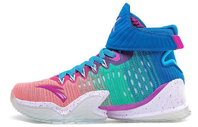 ANTA KT3 Амортизирующие нескользящие баскетбольные кроссовки мужские оранжево-зелено-сине-белые
ANTA KT3 Амортизирующие нескользящие баскетбольные кроссовки мужские оранжево-зелено-сине-белые