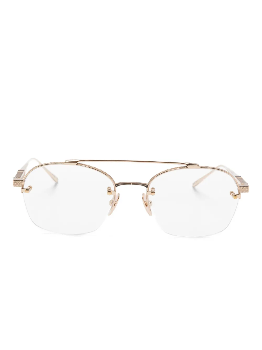 Очки в полуободковой оправе Leisure Society, золотой
Очки в полуободковой оправе Leisure Society, золотой