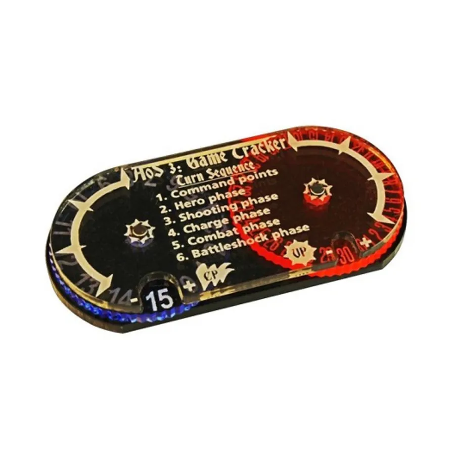 Счетчик командных и победных очков, флуоресцентный синий и розовый, Warhammer - Age of Sigmar Accessories (Litko Aerosystems)
Счетчик командных и победных очков, флуоресцентный синий и розовый, Warhammer - Age of Sigmar Accessories (Litko Aerosystems)