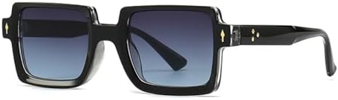 Ретро-солнцезащитные очки в стиле панк с квадратными заклепками для мужчин, защита от УФ-излучения UV400, модный градиент для женщин, трендовые солнцезащитные очки MTZJH, Black Gray Blue
Ретро-солнцезащитные очки в стиле панк с квадратными заклепками для мужчин, защита от УФ-излучения UV400, модный градиент для женщин, трендовые солнцезащитные очки MTZJH, Black Gray Blue