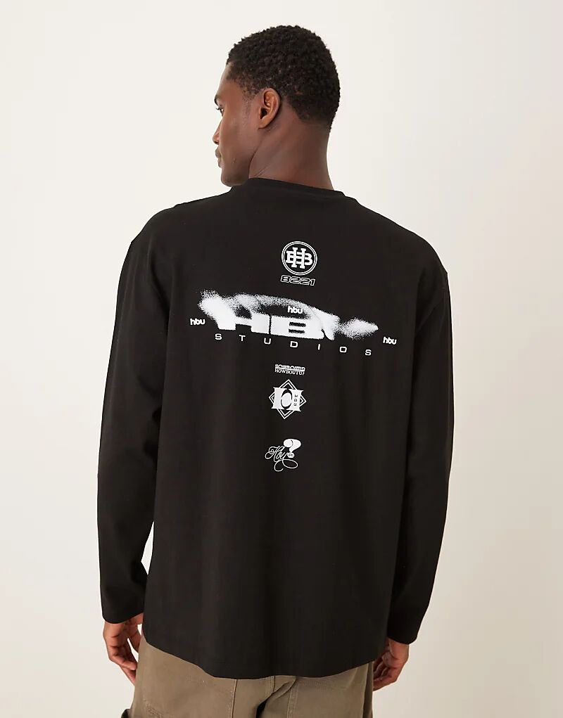 Футболка свободного кроя ASOS DESIGN из плотной ткани плотностью 240 г/м² с длинными рукавами и принтом на спине, черного цвета
Футболка свободного кроя ASOS DESIGN из плотной ткани плотностью 240 г/м² с длинными рукавами и принтом на спине, черного цвета