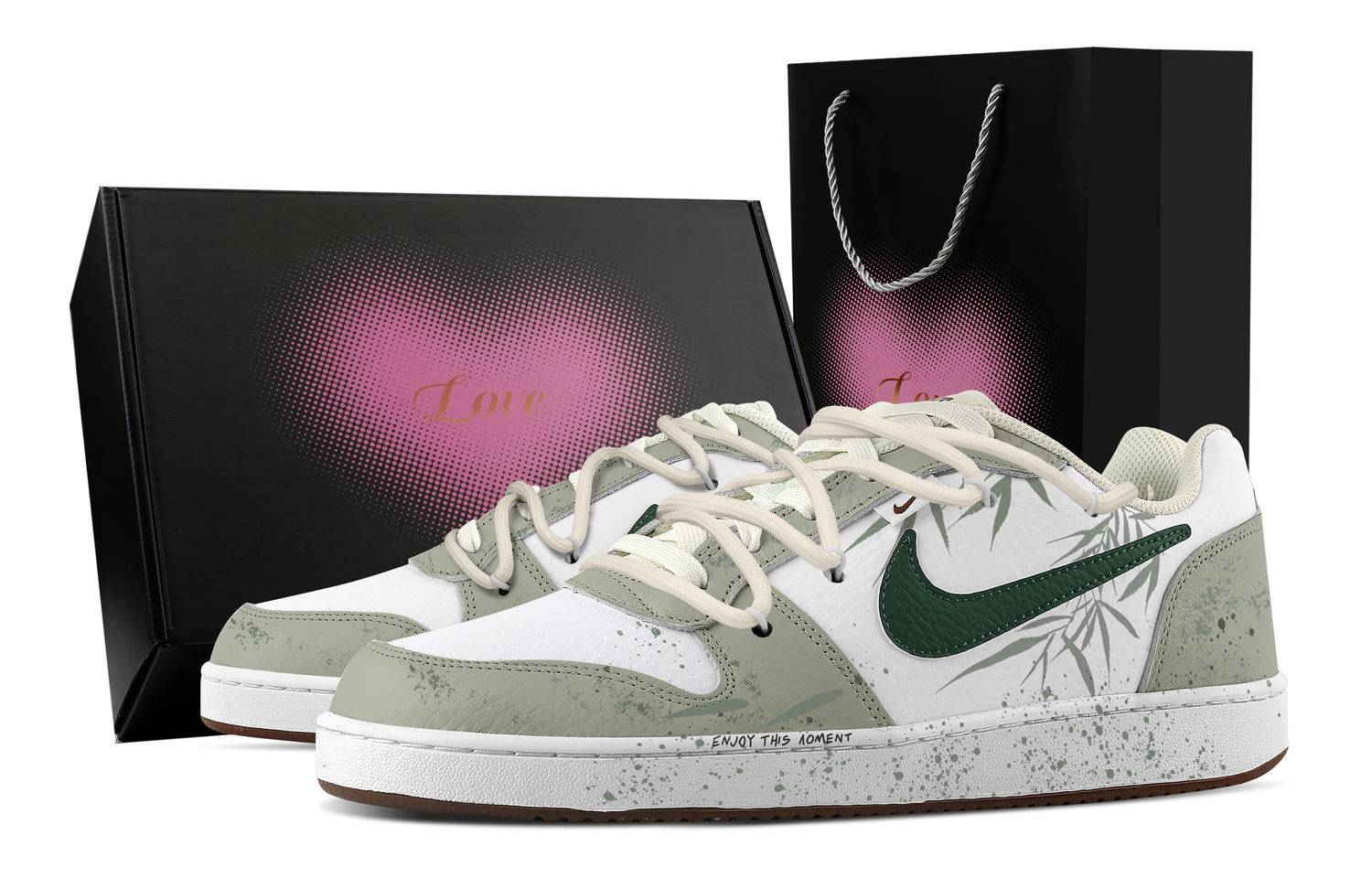 Nike Эбернон Зеленый бамбуковый лес, устойчивые к истиранию скейтерские кеды с сердечками на коробке мужские зеленые, цвет Green
Nike Эбернон Зеленый бамбуковый лес, устойчивые к истиранию скейтерские кеды с сердечками на коробке мужские зеленые, цвет Green