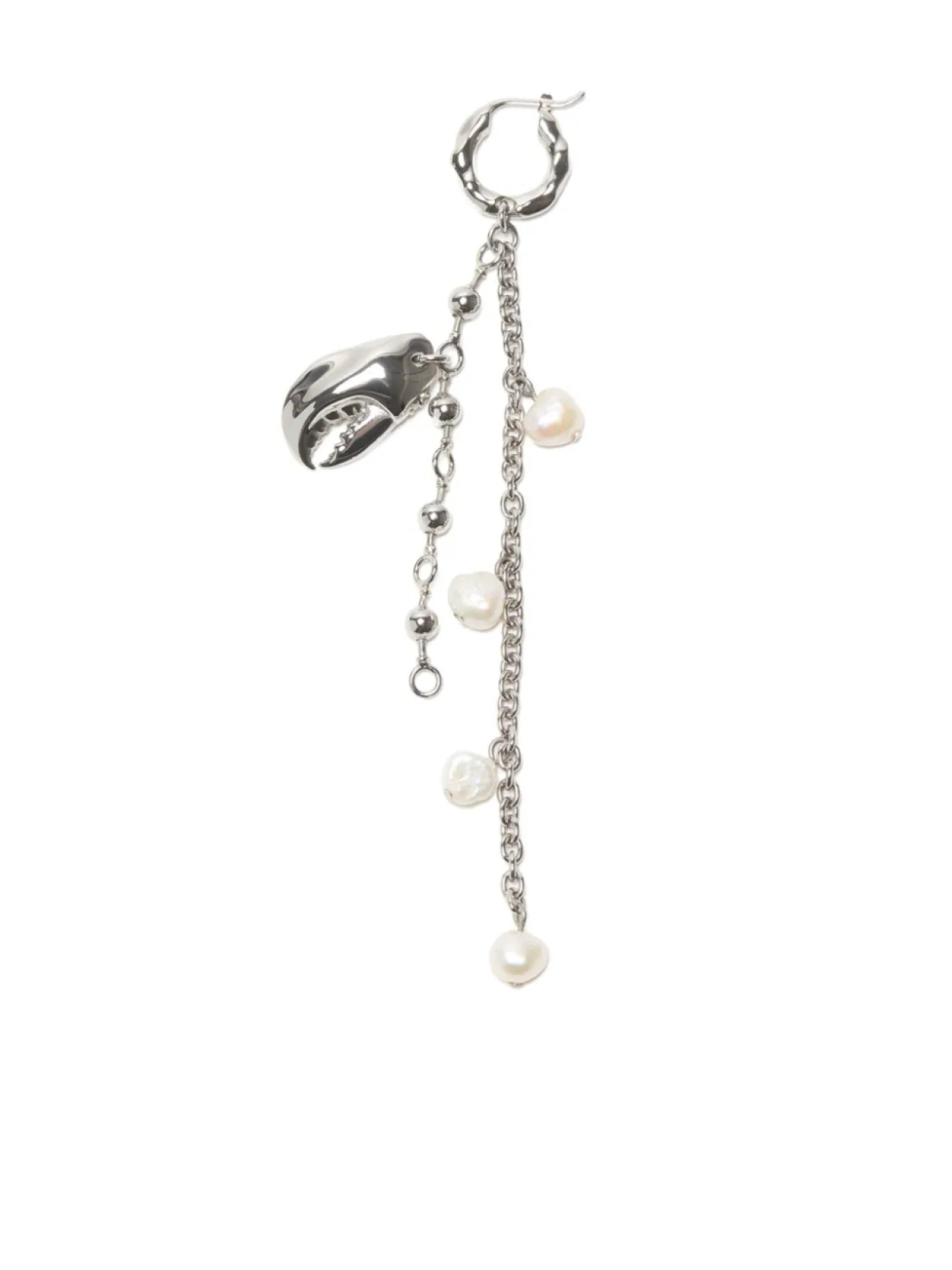 Серьга-подвеска в виде когтя Acne Studios, серебряный
Серьга-подвеска в виде когтя Acne Studios, серебряный