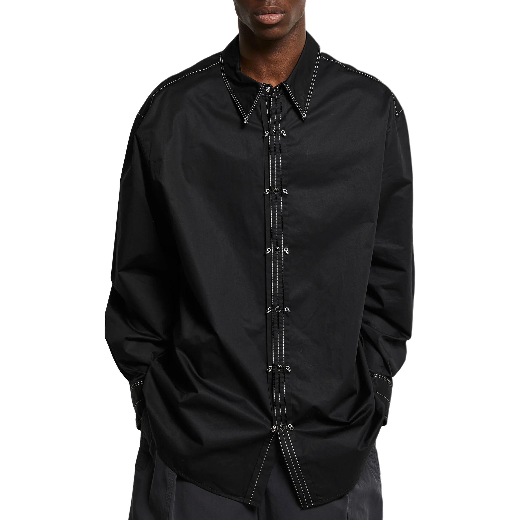 Рубашка Embellished Shirt Lemaire, черный
Рубашка Embellished Shirt Lemaire, черный