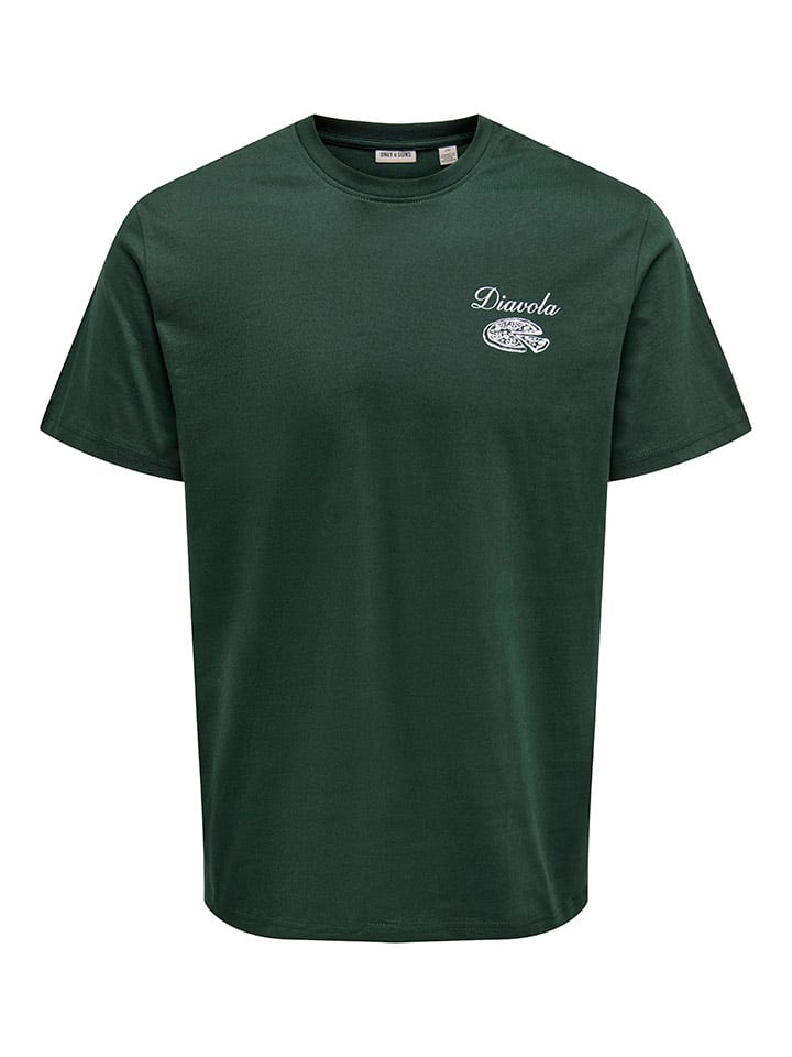 ONLY & SONS Футболка "Фред" темно-зеленого цвета
ONLY & SONS Футболка "Фред" темно-зеленого цвета