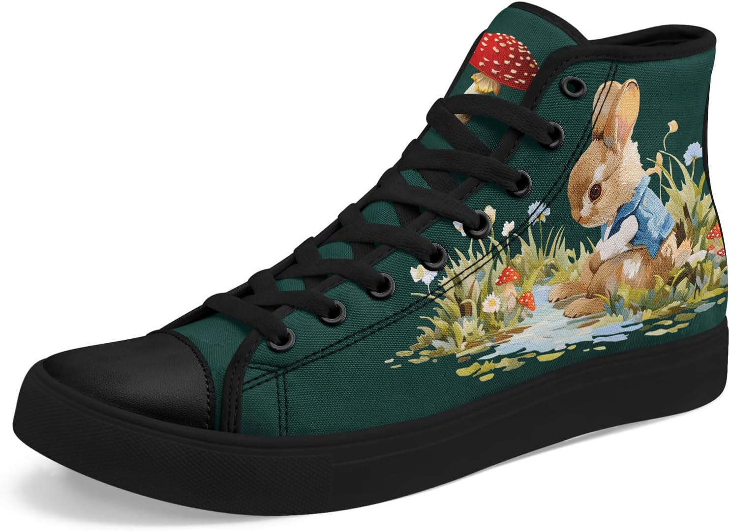 Высокие кеды на платформе AWSOLE из канвы для женщин и мужчин, черные, винтажные, с принтом лесных животных, грибов и птиц, легкие повседневные тапочки из канвы
Высокие кеды на платформе AWSOLE из канвы для женщин и мужчин, черные, винтажные, с принтом лесных животных, грибов и птиц, легкие повседневные тапочки из канвы