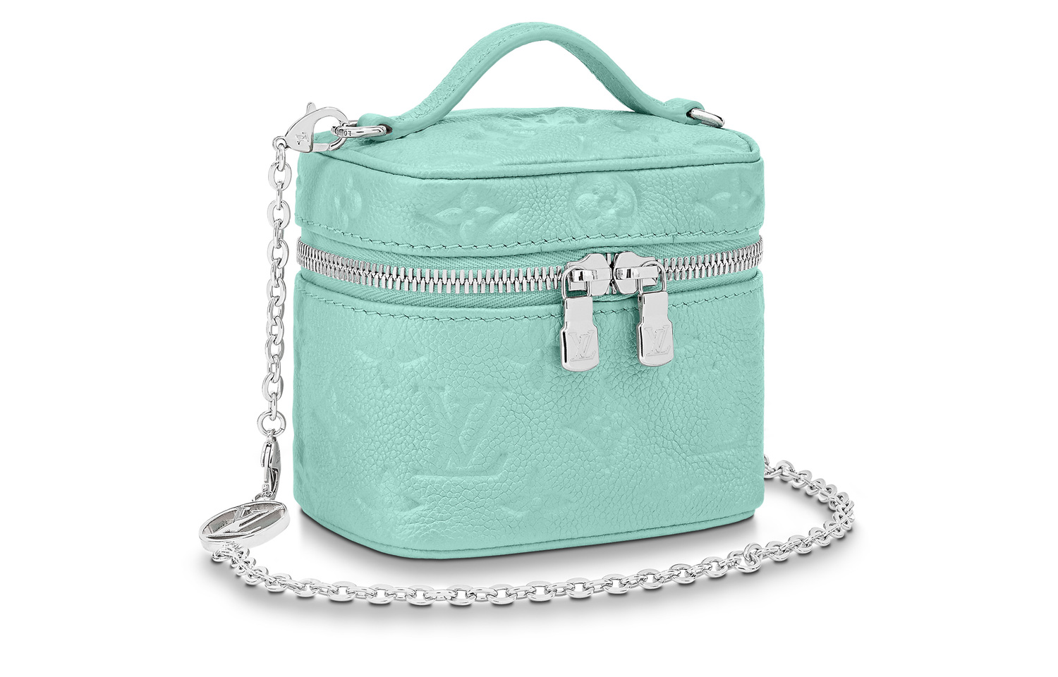 LOUIS VUITTON Миниатюрная косметичка Жемчужная лагуна Бирюзовый
LOUIS VUITTON Миниатюрная косметичка Жемчужная лагуна Бирюзовый