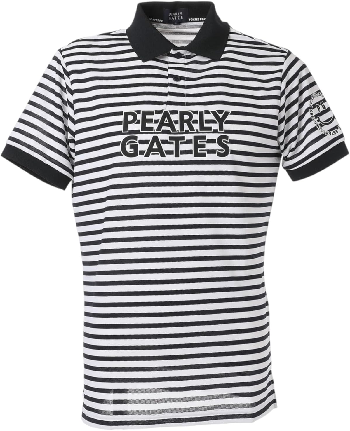 Мужская поло-рубашка с коротким рукавом Parly Gates 053-5260833, серия PG (узор по краю, эластичная ткань) Pearly Gates, темно-синий/белый
Мужская поло-рубашка с коротким рукавом Parly Gates 053-5260833, серия PG (узор по краю, эластичная ткань) Pearly Gates, темно-синий/белый