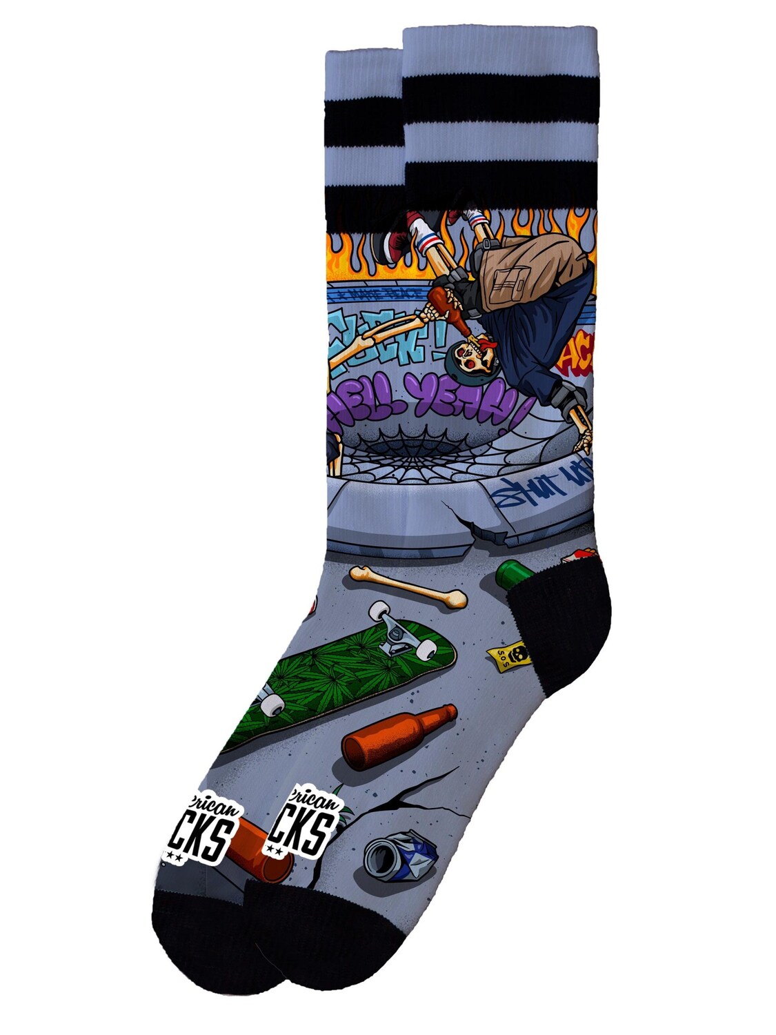 American Socks Носки 'Thrashpals' в сером цвете
American Socks Носки 'Thrashpals' в сером цвете