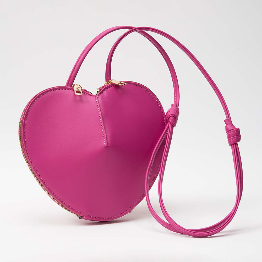 Сумка через плечо из искусственной кожи в форме сердца FASHNZFAB, фуксия
Сумка через плечо из искусственной кожи в форме сердца FASHNZFAB, фуксия