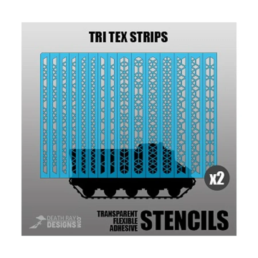 Три Текс Полоски, Death Mask Stencils (Death Ray Designs)
Три Текс Полоски, Death Mask Stencils (Death Ray Designs)